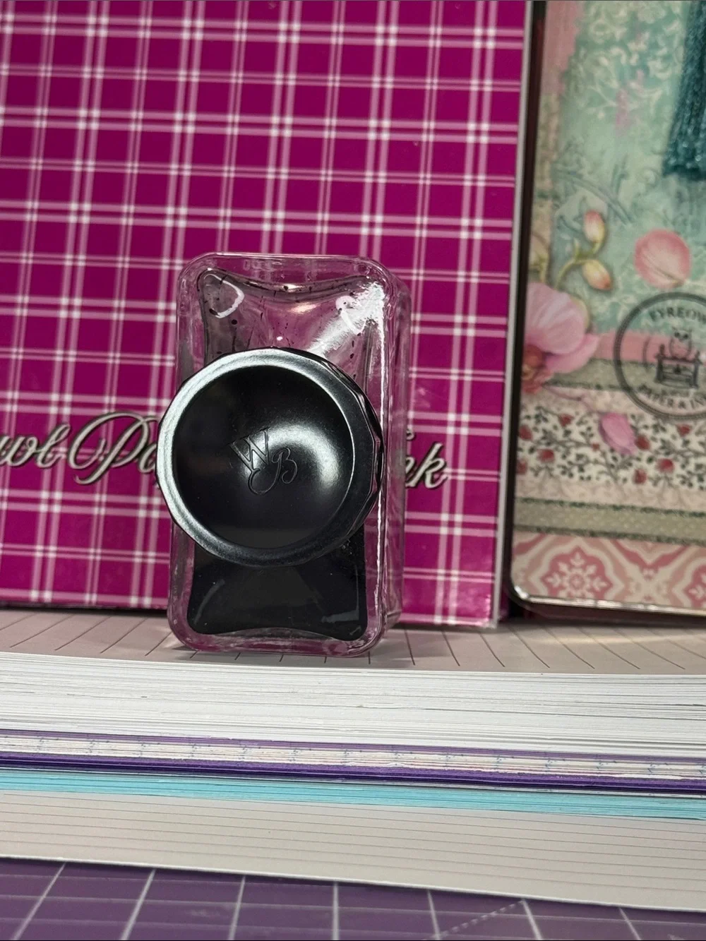 Wordsworth & Black Fountain Pen Ink-Mysterious Black - 50ml Bottle